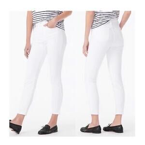 J. Crew Lookout High Rise Toothpick Jean in White